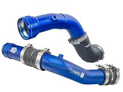Sinister Diesel Charge Pipe Kit; Blue (23-26 6.7L Powerstroke F-250 Super Duty w/ High Output Motor)