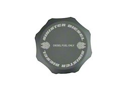 Sinister Diesel Fuel Cap; Gray (99-07 6.0L/7.3L Powerstroke F-250 Super Duty; 20-23 6.7L Powerstroke F-250 Super Duty)
