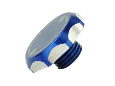 Sinister Diesel Oil Fill Cap; Blue (99-10 6.0L/6.4L/7.3L Powerstroke F-250 Super Duty)