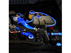 Sinister Diesel Hot Side Charge Pipe; Blue (23-26 6.7L Powerstroke F-350 Super Duty w/ High Output Motor)