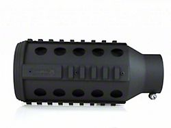 Sinister Diesel AR-15 Exhaust Tip; 6-Inch; Black (Fits 5-Inch Tailpipe)
