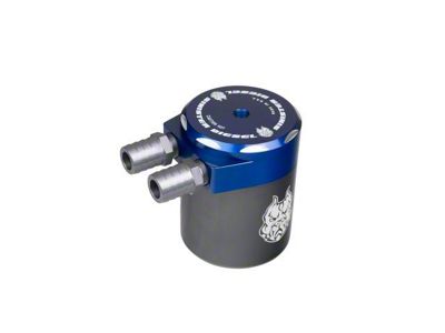 Sinister Diesel Billet Catch Can; Blue (19-23 6.7L RAM 3500)