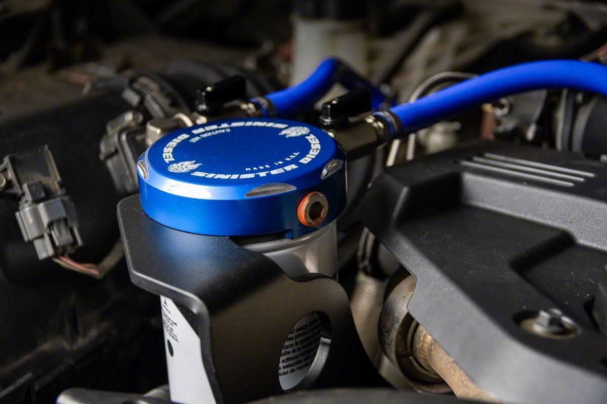 Sinister Diesel RAM 3500 Coolant Filtration System with Cat Filter