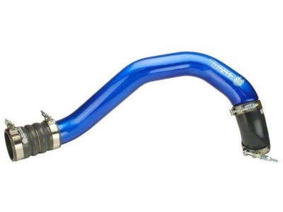 Sinister Diesel Hot Side Charge Pipe; Blue (04-05 6.6L Duramax Silverado 2500 HD)