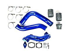 Sinister Diesel Intake Bridge and Hot Side Charge Pipe Kit; Blue (11-16 6.6L Duramax Silverado 2500 HD)