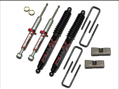 SkyJacker 3-Inch Front Strut Suspension Lift Kit with Black MAX Shocks (04-08 2WD F-150)