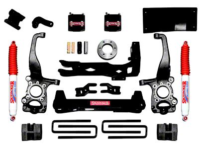 SkyJacker 4.50-Inch Front Spacer Suspension Lift Kit with Hydro Shocks (15-20 4WD F-150, Excluding Raptor)
