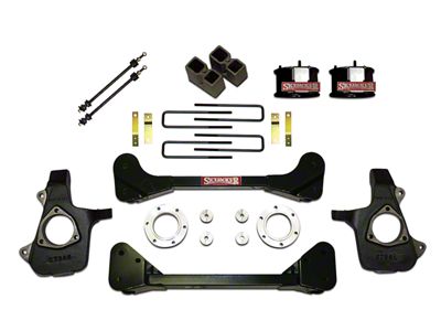 SkyJacker 4-Inch Standard Suspension Lift Kit with Shocks (07-13 4WD Silverado 1500)