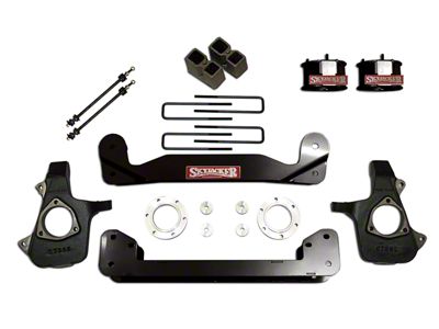 SkyJacker 4-Inch Standard Suspension Lift Kit with Shocks (14-18 4WD Silverado 1500)