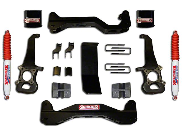 SkyJacker 6-Inch Front Spacer Suspension Lift Kit with Shocks (04-08 4WD F-150)