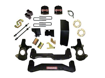 SkyJacker 6 to 7-Inch Standard Suspension Lift Kit with Shocks (14-18 4WD Sierra 1500, Excluding Denali)