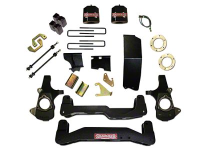 SkyJacker 6 to 7-Inch Standard Suspension Lift Kit with Shocks (14-18 4WD Silverado 1500)