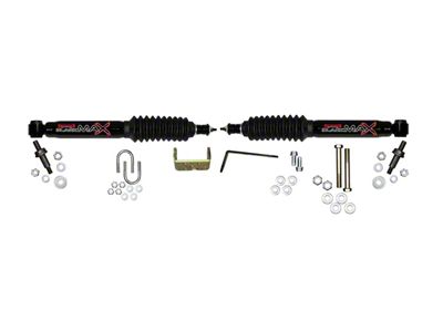 SkyJacker Black MAX Dual Steering Stabilizer Kit (99-06 4WD Silverado 1500)