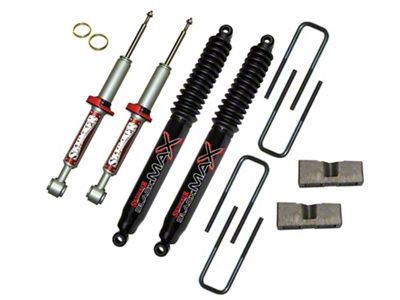 SkyJacker 3-Inch Front Strut Suspension Lift Kit with Black MAX Shocks (04-08 4WD F-150)