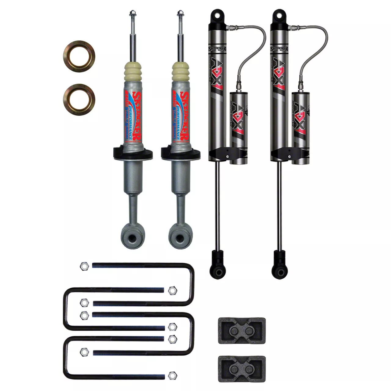 SkyJacker 3-Inch Suspension Lift Kit with ADX 2.0 Remote Reservoir Shocks (04-08 4WD F-150)