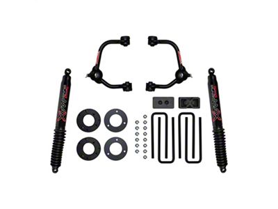 SkyJacker 3-Inch Suspension Lift Kit with Black MAX Shocks (14-20 4WD F-150 SuperCab, SuperCrew, Excluding Raptor)