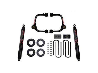 SkyJacker 3-Inch Upper A-Arm Suspension Lift Kit with Black MAX Shocks (21-25 4WD F-150 SuperCab, SuperCrew, Excluding Raptor)