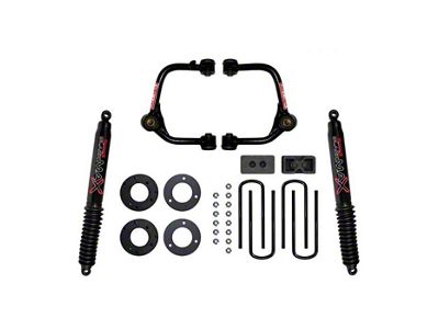 SkyJacker 3-Inch Upper A-Arm Suspension Lift Kit with Black MAX Shocks (21-24 4WD F-150 SuperCab, SuperCrew, Excluding Raptor)