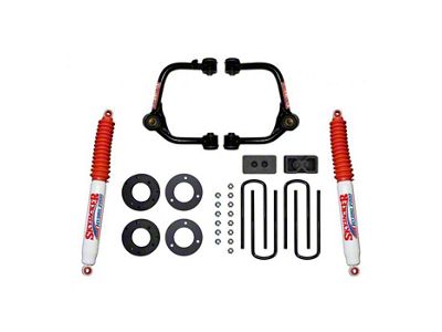 SkyJacker 3-Inch Upper A-Arm Suspension Lift Kit with Hydro Shocks (21-25 4WD F-150 SuperCab, SuperCrew, Excluding Raptor)