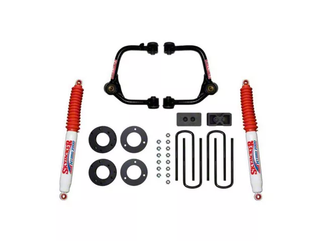 SkyJacker 3-Inch Upper A-Arm Suspension Lift Kit with Hydro Shocks (21-24 4WD F-150 SuperCab, SuperCrew, Excluding Raptor)