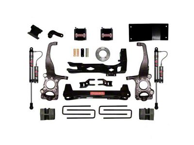 SkyJacker 4.50-Inch Front Spacer Suspension Lift Kit with ADX 2.0 Remote Reservoir Monotube Shocks (15-20 4WD F-150, Excluding Raptor)