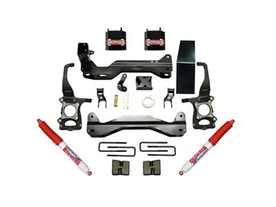 SkyJacker 4.50-Inch Front Strut Spacer Suspension Lift Kit with Nitro Shocks (09-14 4WD F-150, Excluding Raptor)