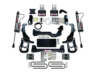 SkyJacker 4.50-Inch Suspension Lift Kit with ADX 2.0 Remote Reservoir Shocks (21-24 4WD F-150 SuperCab, SuperCrew w/o CCD System, Excluding Powerstroke, Raptor & Tremor)