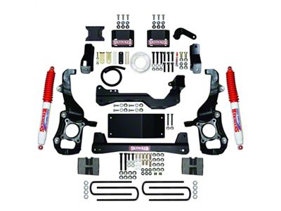 SkyJacker 4.50-Inch Suspension Lift Kit with Hydro Shocks (21-25 4WD F-150 SuperCab, SuperCrew w/o CCD System, Excluding Powerstroke, Raptor & Tremor)