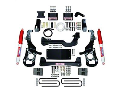 SkyJacker 4.50-Inch Suspension Lift Kit with Hydro Shocks (21-24 4WD F-150 SuperCab, SuperCrew w/o CCD System, Excluding Powerstroke, Raptor & Tremor)