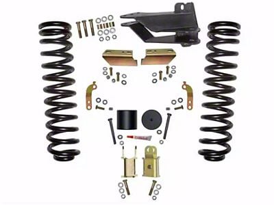 SkyJacker 2.50-Inch Front Coil Spring Leveling Kit with Shock Extension Brackets (17-23 4WD 6.7L Powerstroke F-250 Super Duty, Excluding Tremor)