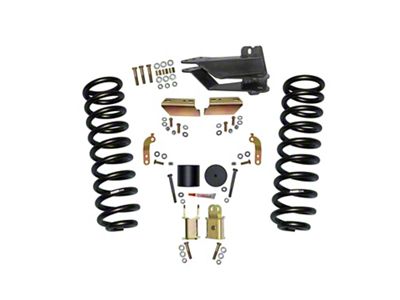 SkyJacker 2.50-Inch Front Leveling Kit with Shock Extension Brackets. (17-25 4WD F-250 Super Duty, Excluding Diesel & Tremor)