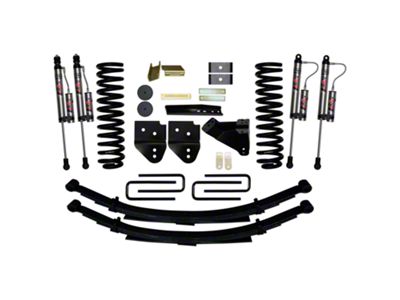 SkyJacker 4-Inch Suspension Lift Kit with Rear Leaf Springs and ADX 2.0 Remote Reservoir Shocks (11-16 4WD 6.2L F-250 Super Duty)