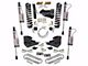SkyJacker 4-Inch Suspension Lift Kit with Rear Lift Blocks and ADX 2.0 Remote Reservoir Monotube Shocks (23-24 4WD 6.8L, 7.3L F-250 Super Duty w/o 4-Inch Axles, Factory LED Headlights, Onboard Scales)