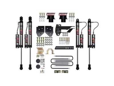 SkyJacker 4-Inch Suspension Lift Kit with ADX 2.0 Remote Reservoir Shocks (17-22 4WD F-250 SuperDuty, Excluding Tremor)