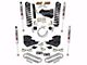 SkyJacker 4-Inch Suspension Lift Kit with Rear Lift Blocks and M95 Monotube Shocks (23-24 4WD 6.8L, 7.3L F-250 Super Duty w/o 4-Inch Axles, Factory LED Headlights, Onboard Scales)