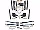 SkyJacker 6-Inch 4-Link Suspension Lift Kit with Rear Lift Blocks and Black MAX Shocks (23-24 4WD 6.8L, 7.3L F-250 Super Duty w/o 4-Inch Axles, Factory LED Headlights, Onboard Scales)