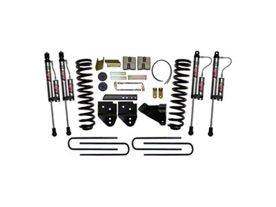 SkyJacker 6-Inch Suspension Lift Kit with Rear Lift Blocks and ADX 2.0 Remote Reservoir Shocks (11-16 4WD 6.7L Powerstroke F-250 Super Duty)