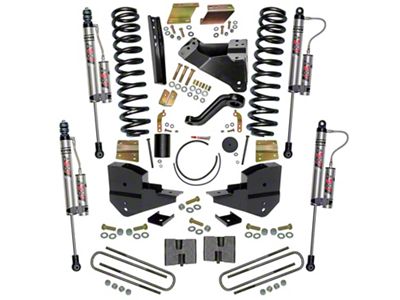 SkyJacker 6-Inch Suspension Lift Kit with ADX 2.0 Remote Reservoir Monotube Shocks (23-24 4WD 6.7L Powerstroke F-250 Super Duty w/o 4-Inch Axles, Factory LED Headlights, Onboard Scales)