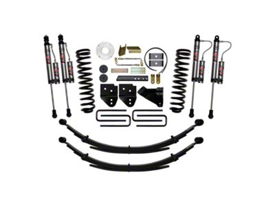 SkyJacker 6-Inch Suspension Lift Kit with Rear Leaf Springs and ADX 2.0 Remote Reservoir Shocks (11-16 4WD 6.7L Powerstroke F-250 Super Duty)