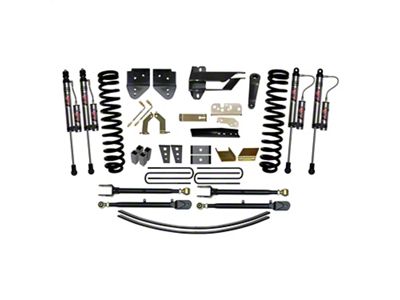 SkyJacker 8.50-Inch 4-Link Suspension Lift Kit with Rear Add-A-Leaf and ADX 2.0 Remote Reservoir Monotube Shocks (17-22 4WD 6.7L Powerstroke F-250 Super Duty w/o Tremor Package)