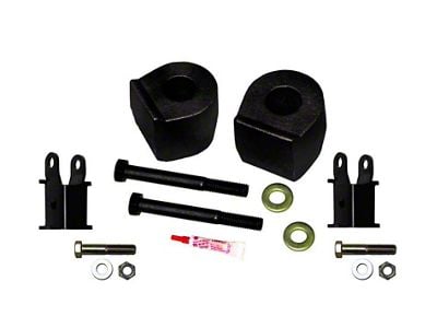 SkyJacker 2.50-Inch Front Spacer Leveling Kit with Shock Extension Brackets (17-24 4WD F-350 Super Duty)