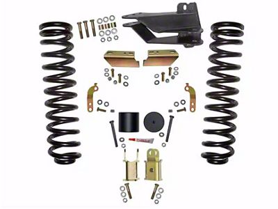 SkyJacker 2.50-Inch Front Coil Spring Leveling Kit with Shock Extension Brackets (17-24 4WD 6.7L Powerstroke F-350 Super Duty, Excluding Tremor)