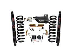 SkyJacker 2.50-Inch Front Leveling Kit with Black MAX Shocks (17-26 4WD F-350 Super Duty, Excluding Diesel & Tremor)
