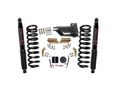 SkyJacker 2.50-Inch Front Leveling Kit with Black MAX Shocks (17-25 4WD F-350 Super Duty, Excluding Diesel & Tremor)