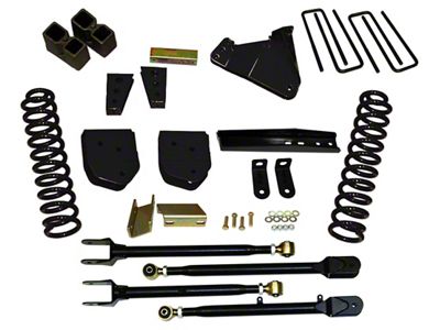 SkyJacker 4-Inch Suspension Lift Kit with 4-Link Conversion and Hydro Shocks (11-16 4WD 6.7L Powerstroke F-350 Super Duty)