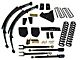 SkyJacker 4-Inch Suspension Lift Kit with 4-Link Conversion, Rear Leaf Springs and Black MAX Shocks (11-16 4WD 6.7L Powerstroke F-350 Super Duty)