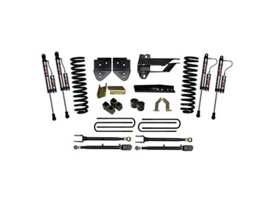 SkyJacker 4-Inch 4-Link Suspension Lift Kit with ADX 2.0 Remote Reservoir Monotube Shocks (17-22 4WD 6.7L Powerstroke F-350 Super Duty w/o Tremor Package)