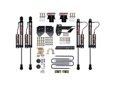 SkyJacker 4-Inch Suspension Lift Kit with ADX 2.0 Remote Reservoir Shocks (17-22 4WD F-350 SuperDuty, Excluding Tremor)