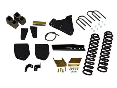 SkyJacker 4-Inch Suspension Lift Kit with Black MAX Shocks (11-16 4WD 6.7L Powerstroke F-350 Super Duty)