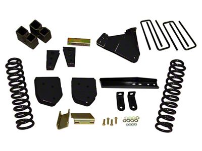 SkyJacker 4-Inch Suspension Lift Kit with Black MAX Shocks (11-16 4WD 6.7L Powerstroke F-350 Super Duty)